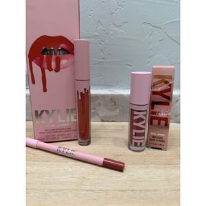 Kylie‎ Jenner Matte Liquid Lipstick Lip Liner Set Autumn Matte 505 Damn Gina 324